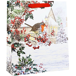 Пакет «Зимнее утро», M 30 х 26 х 9 см 10453777