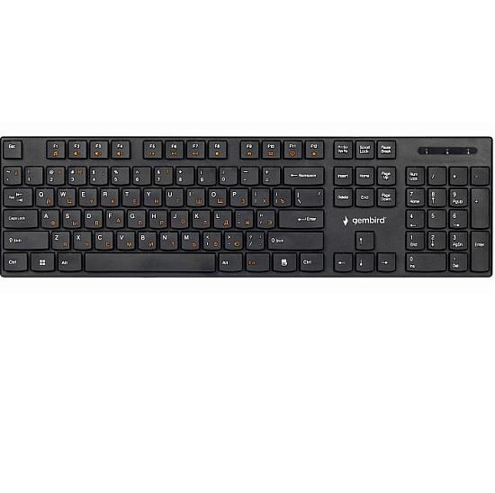 Клавиатура БП GEMBIRD KBW-250, черная