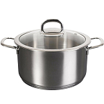 Кастрюля 4л KUKMARA SF-CA4022G линии "SAFIA" д.22см, со стекл.крышкой