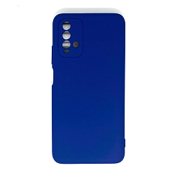 Задняя накладка SILICONE COVER Soft Matte для Xiaomi Redmi 9T синий