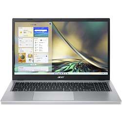 Ноутбук 15.6" ACER Aspire 3 A315-24P-R2UH (AMD Ryzen 3 7320U/ 8GB/ SSD 256GB/ Windows 11) Silver