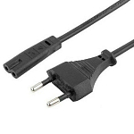 Кабель питания  1.0м 5BITES PC305-10A IEC-320-C7 / CEE 7/16 / 220V / 2G*0.50MM