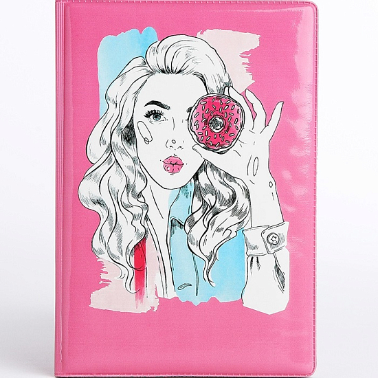 Обложка для паспорта, цвет розовый 9305800