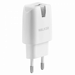 Сетевое ЗУ 1USB 1A WALKER WH-11 microUSB, белое