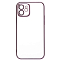 Задняя накладка PC073 для iPhone 12 (violet) (213804) с закрытой камерой