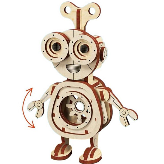 Деревянный конструктор «Робот», 30 деталей 9374049
