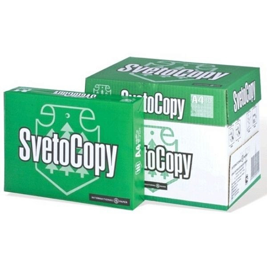 Бумага SvetoCopy А4 80г/м2 бел.95% 500л