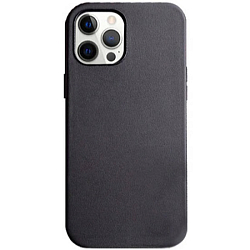 Задняя накладка K-DOO MAG NOBLE COLLECTION MagSafe для iPhone 12 (черный) кожаный