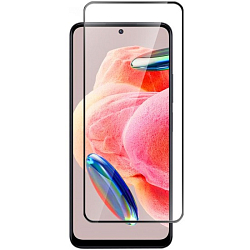 Противоударное стекло NONAME для XIAOMI Redmi Note 12, OG PREMIUM, черное, полный клей, в техпаке