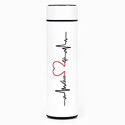 Термос  "Мастер К", 500 мл, сохраняет тепло 10 часов, с термометром, ситом 7109003