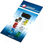 Предохранители флажковые в блистере "мини" "ДИАЛУЧ" (12 шт., с пинцетом)