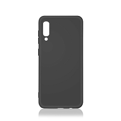Силиконовый чехол DF для Samsung Galaxy A30s/A50s/A50 sOriginal-03 (black) с микрофиброй