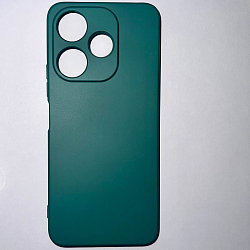 Задняя накладка ZIBELINO Soft Case для Xiaomi Redmi 13 4G (темно-зеленый)