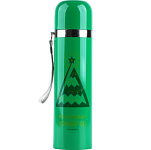 Термос с подвесом новогодний Сима-ленд «Все исполнится», 500 мл, зелёный