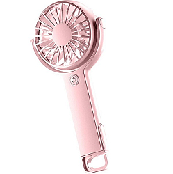 Вентилятор WALKER WFAN-30, поворотный, с крючком-подставкой, розовый (тех.пак)