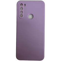 Задняя накладка ZIBELINO Soft Matte для Xiaomi Redmi Note 8T (фиолетовый) с микрофиброй