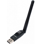 Адаптер WiFi GEMBIRD WNP-UA-011, 150 Мбит, с антенной, USB, 802.11b/g/n, MT7601