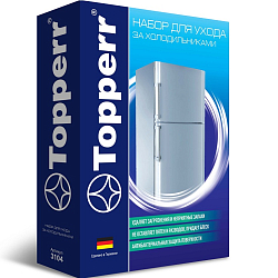Набор для холодильника TOPPERR 3104, 3 предмета (средство+поглотитель запаха+салфетка)