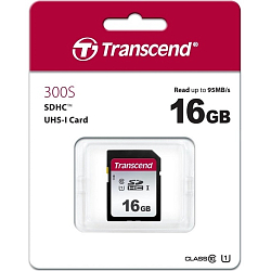 SD 16Gb Transcend 300S UHS-I U1