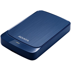 Внешний жёсткий диск 2.5" 2Tb ADATA HV320, синий, USB 3.1 (AHV320-2TU31-CBL)