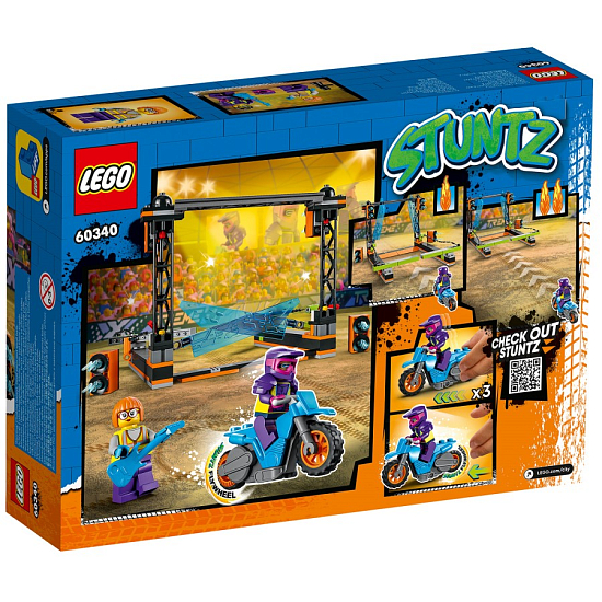 Конструктор LEGO City 60340 Трюковое испытание Лезвие