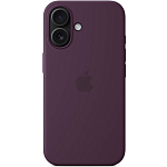 Силиконовый чехол SILICONE CASE MagSafe для iPhone 16 (3. Plum) (с АНИМАЦИЕЙ)