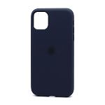 Задняя накладка GRESSO для iPhone 12 mini темно-синяя. Коллекция Меридиан