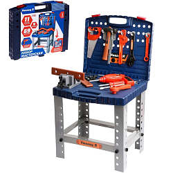 Набор инструментов в чемодане «Умелец Я», 69 элементов, со звуковыми эффектами