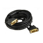 Кабель DVI-D <--> DVI-D  5м TV-COM DVI-D Dual link экран, феррит.кольца