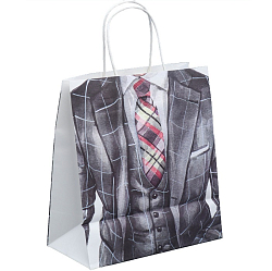 Пакет подарочный крафтовый, упаковка, «Самому лучшему», 22 х 25 х 12 см