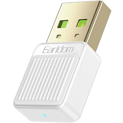 Адаптер Bluetooth EARLDOM ET-BR09, белый