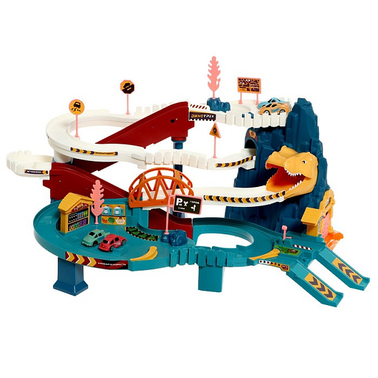 Автотрек «Виражи», световые и звуковые эффекты, работает от батареек 7695382