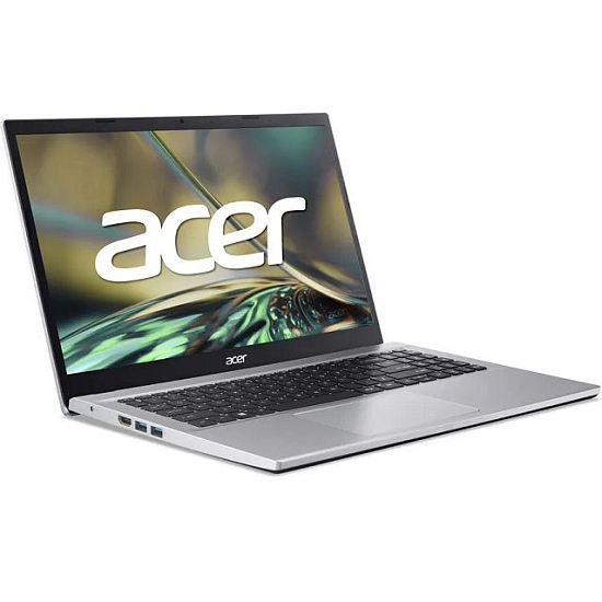 Ноутбук 15.6" ACER Aspire 3,A315-59-I385SUN (Intel Core i3-1215U/ RAM 8 ГБ/ SSD 512 ГБ/ DOS) (NX.K6TER), серебристый