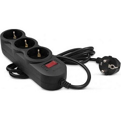 Сетевой фильтр  5.0м SVEN SF-03L 3розетки, черный