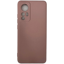 Задняя накладка SILICONE COVER для Xiaomi 12T 5G  №19 Пудра