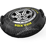 Тюбинг NIKA ТБ8К-95/КЛ "колесо" с круговым дизайном 