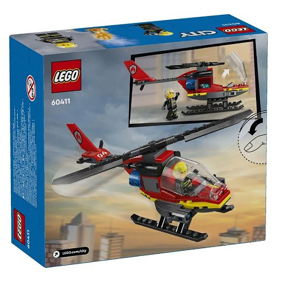 Конструктор LEGO City 60411 Пожарно-спасательный вертолет