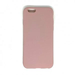 Силиконовый чехол NONAME для iPhone 6/6S (4.7)  матовый, розовое-золото
