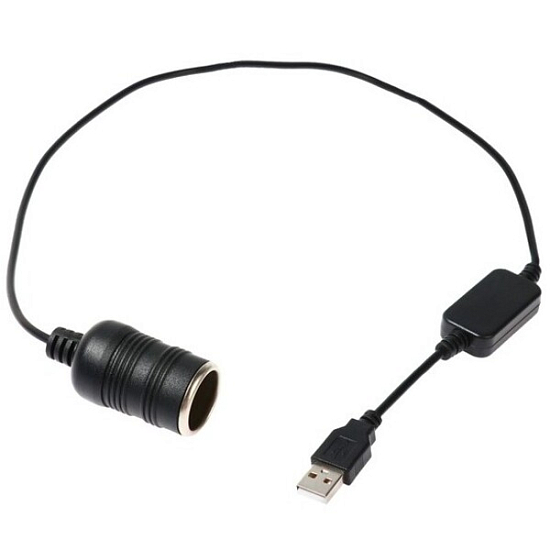 Удлинитель прикуривателя от USB, 60 см 7486727