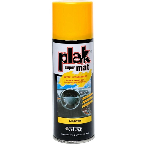 Полироль пластика PLAK 200мл папайя матовая