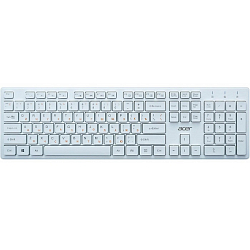 Клавиатура ACER OKW123 белый USB