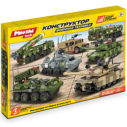 Конструктор Mioshi Tech "Военная техника: Баллистическая ракета" (377 дет., 29,5 см)