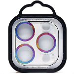 Противоударное стекло для камеры СG05 для iPhone 15 Pro/15 Pro Max (multicolor) (231401)