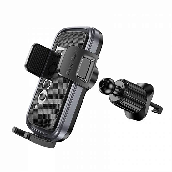 Автомобильный держатель HOCO H78 Black metallic