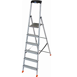 Стремянка KRAUSE SAFETY 6 ступеней  раб. высота 3,27 м