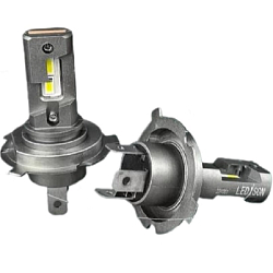 Лампа светодиодная Ledison Compact №3 12-24V H4 3570CSP, 4000Lm, 5000K к-т 2шт
