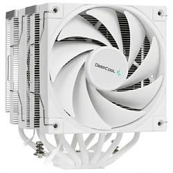Кулер для процессора DEEPCOOL AK620 WH LGA20XX/1700/1200/115X/AM4 (8шт/кор, TDP 260W, PWM, DUAL Fan 120mm, 6 тепл. трубок, белый) RET
