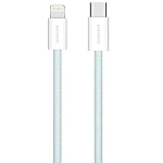 Кабель Lightning <--> Type-C  2.0м Xiaomi (Mi) SOLOVE 20W PD 3А (DW6 Blue), голубой