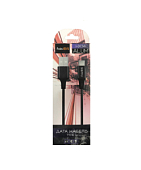 Кабель USB <--> Type-C  1.0м FAISON HX14 ALUM ткань, чёрный