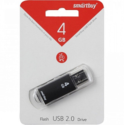 USB  4Gb Smart Buy V-Cut Black